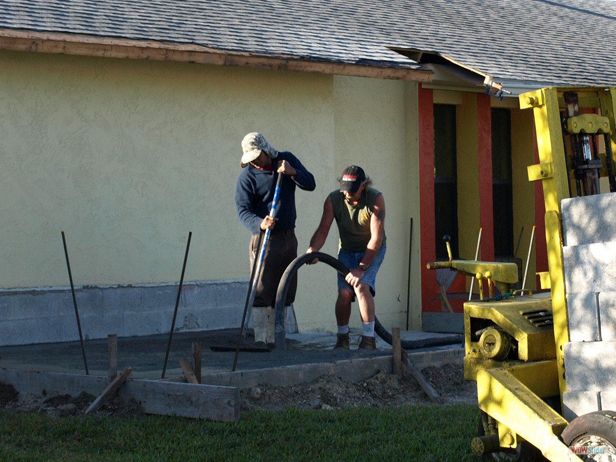 Alles wird schön gleichmäßig verteilt ...