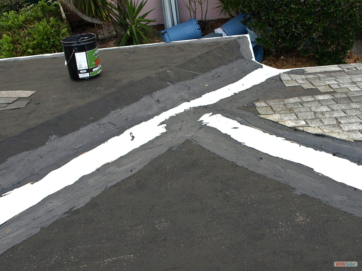 Die Kehlen werden extra abgedichtet