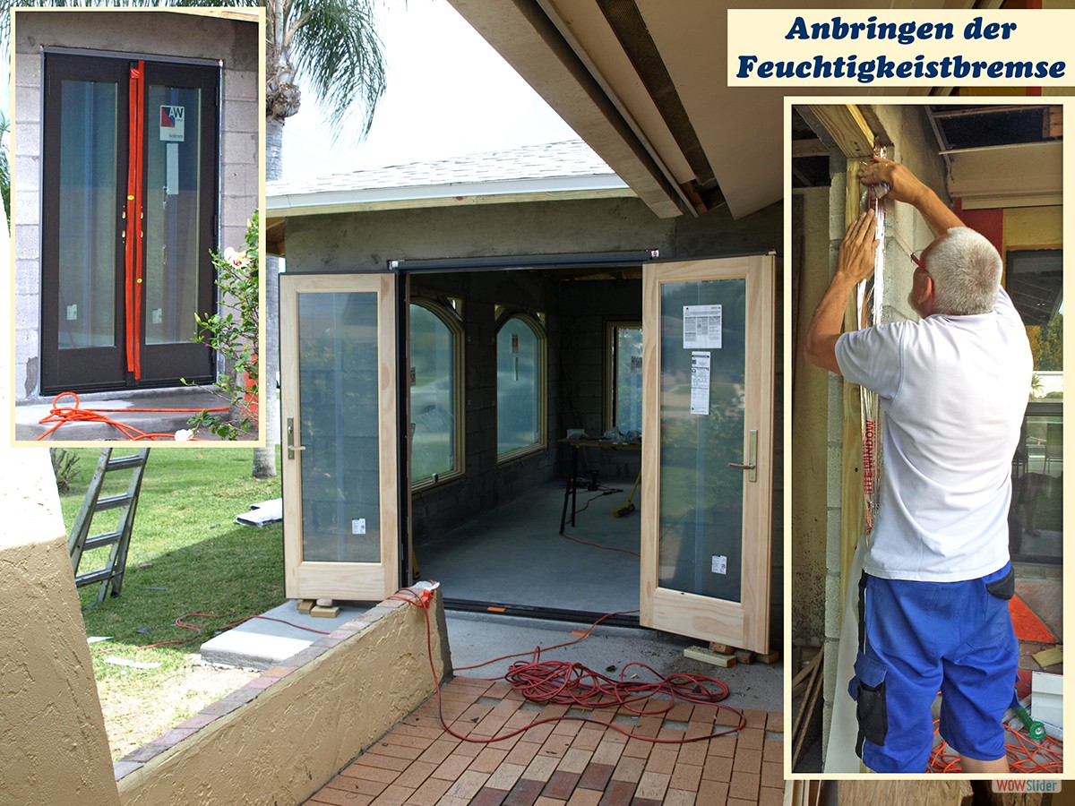 ... und auch einen Außeneingang hat der Anbau.