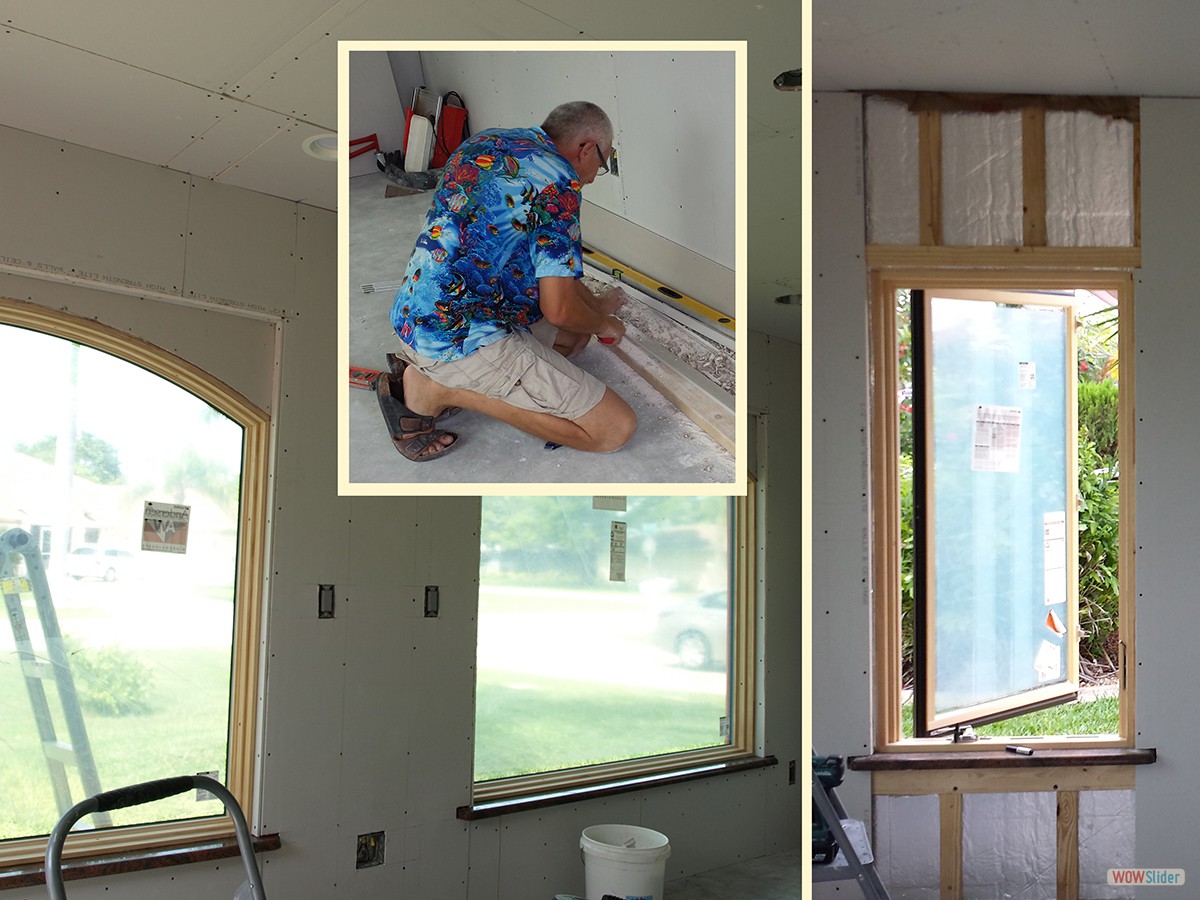 Erst werden ganze Platten verarbeitet, und dann kommt das "Flickwerk".