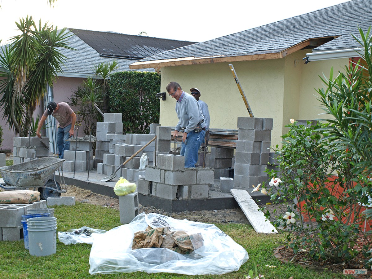 Das gesamte Team ist da ...