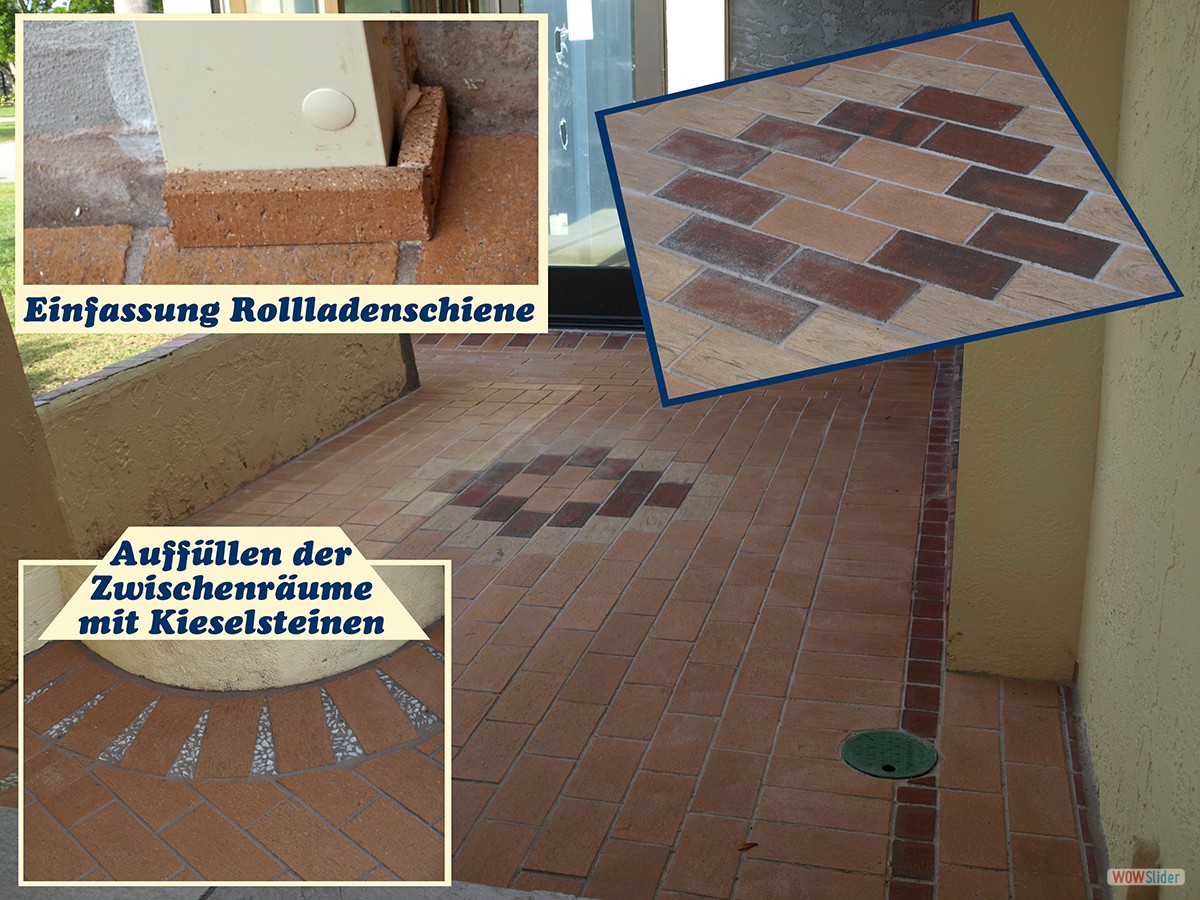 Fliesen fertig gelegt und verfugt