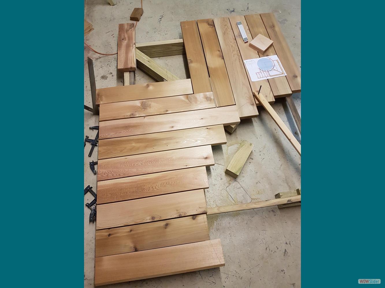 The platform takes shape