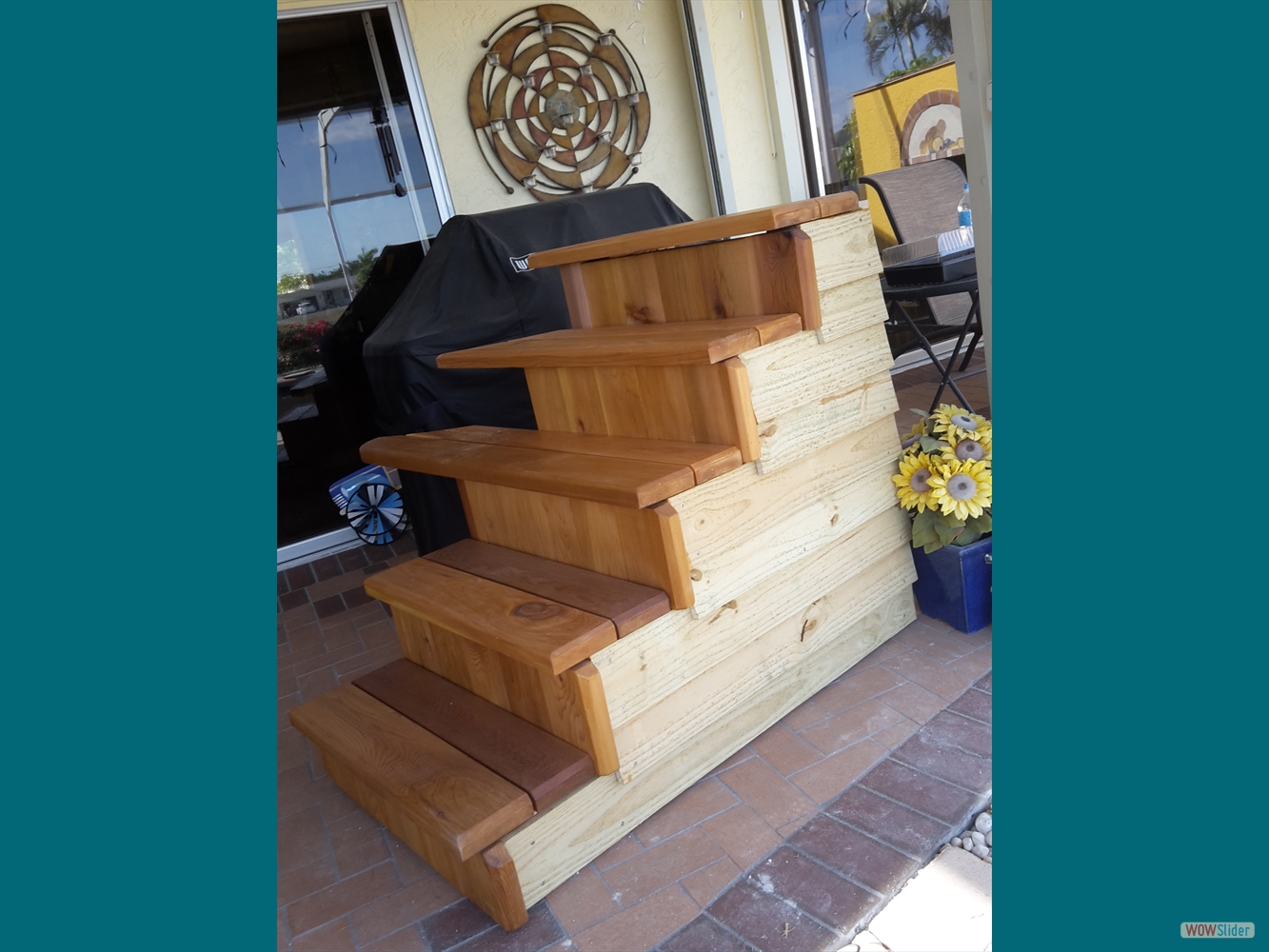 ... and with treads, ...