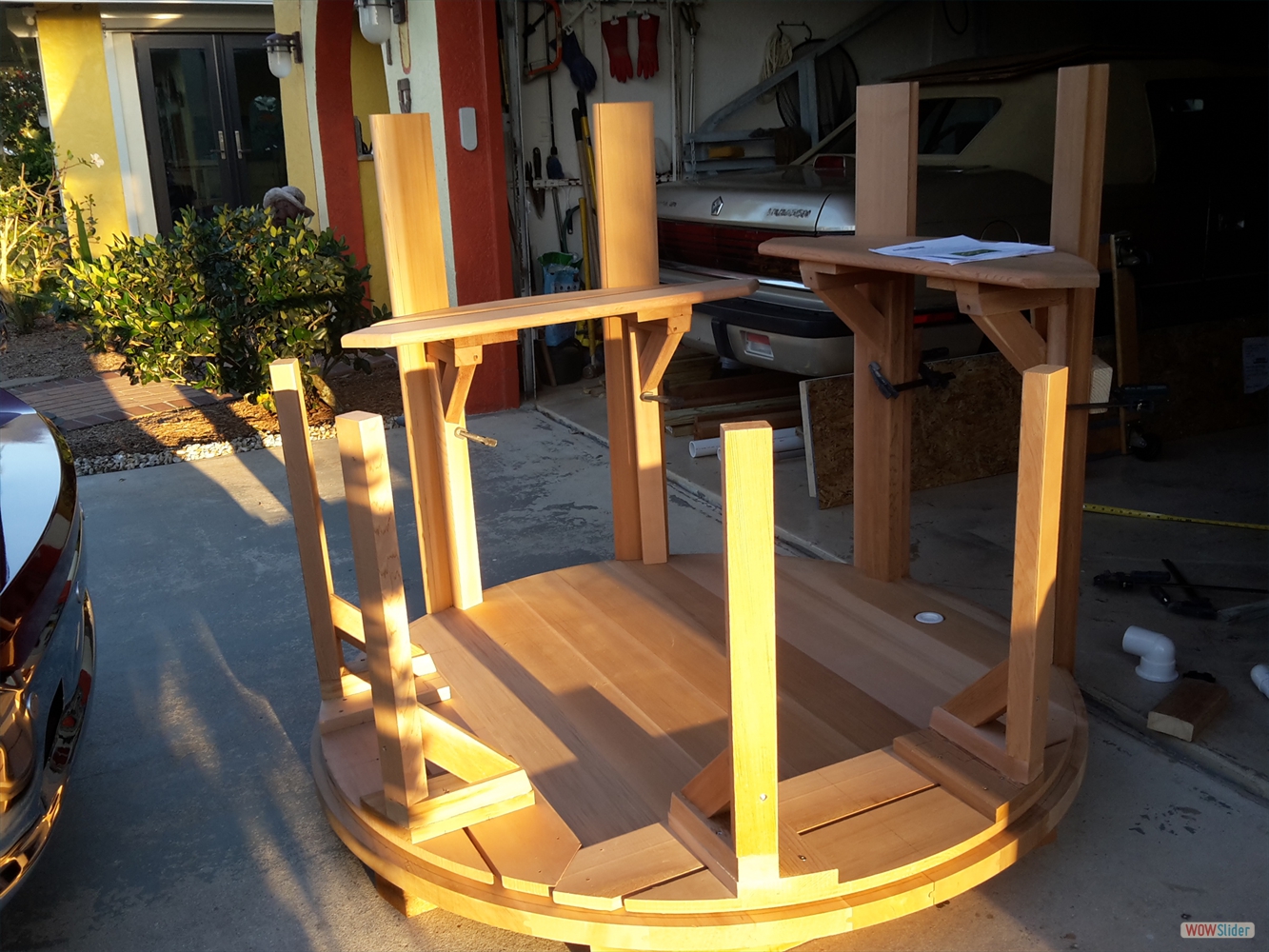 Testing how to put the seats together ...