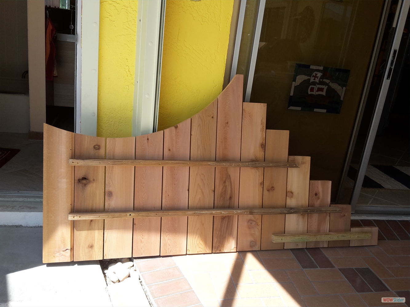 Platform on the canal side ...