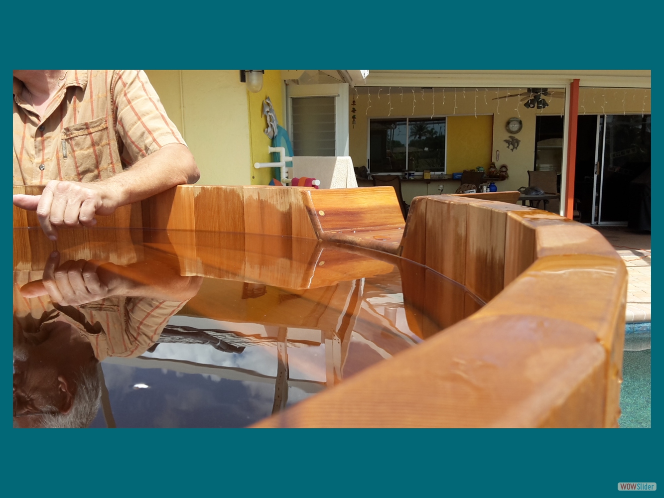 The filled barrel ...