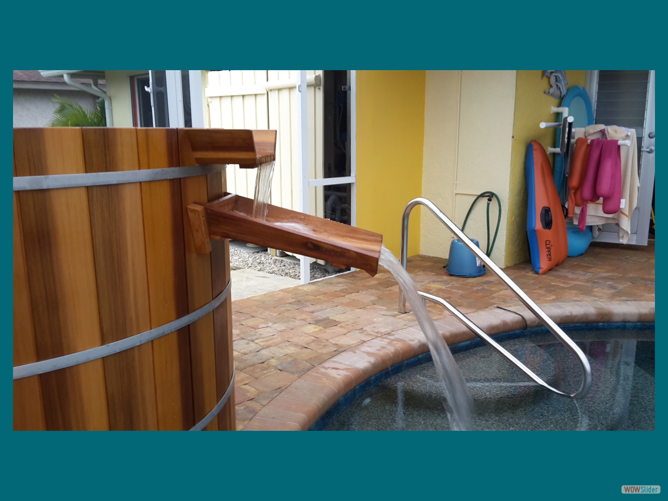 ... to ensure that the water from the overflow ...