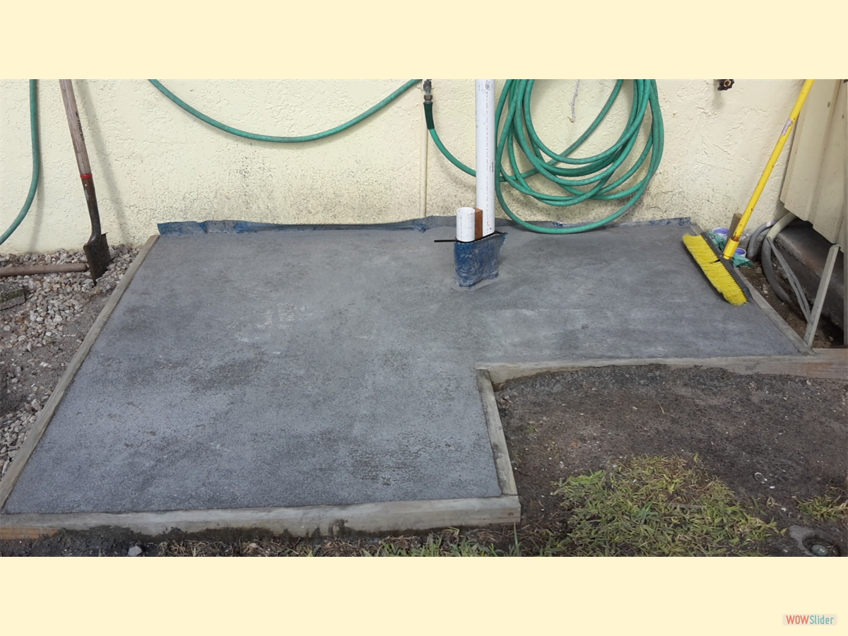 ... beside the pool control. ... beside the pool control.