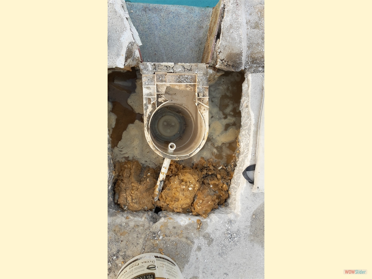 ... Where there should have been concrete ... ... Where there should have been concrete ...