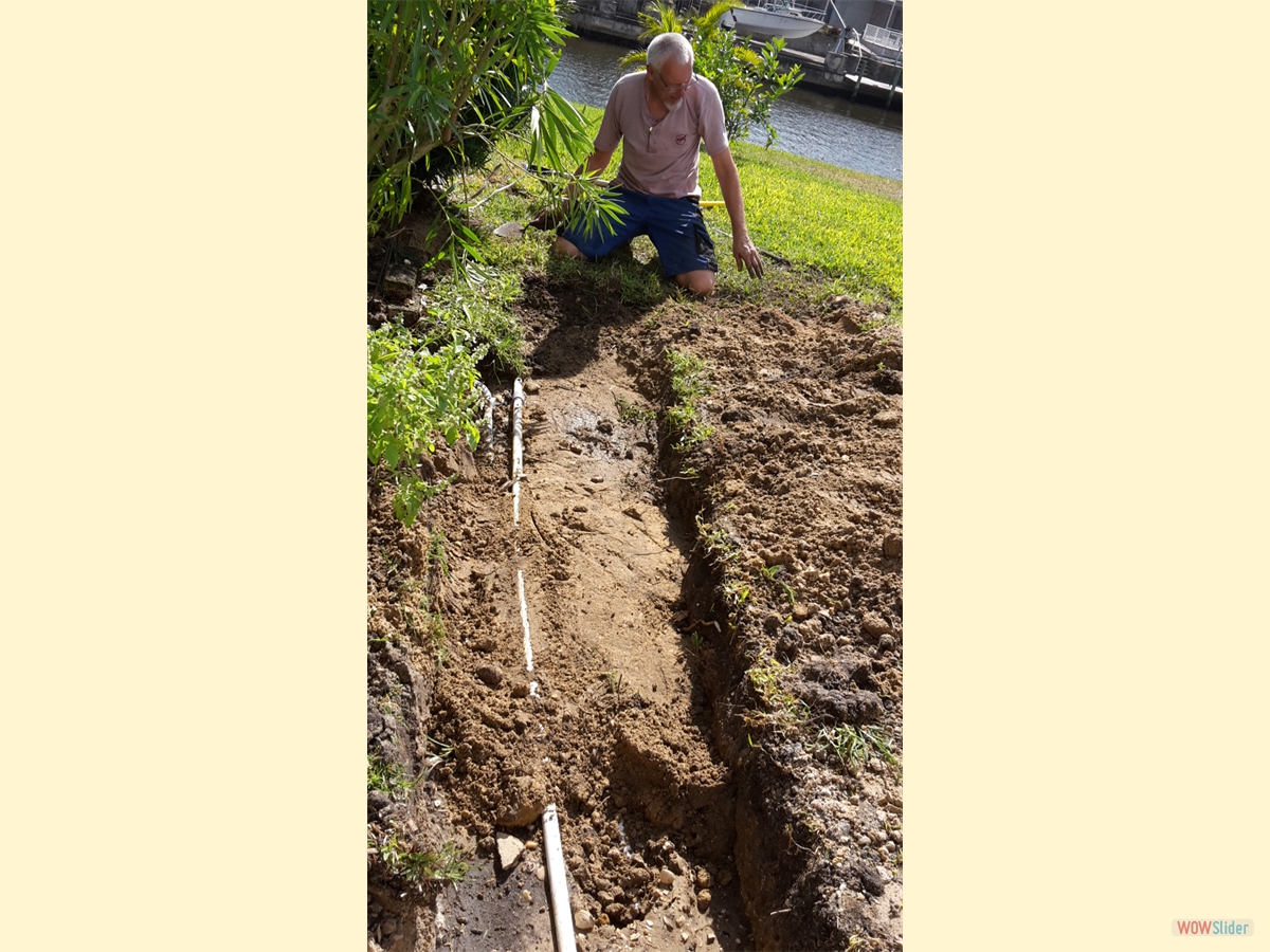 ... is in the ground already. ... is in the ground already.