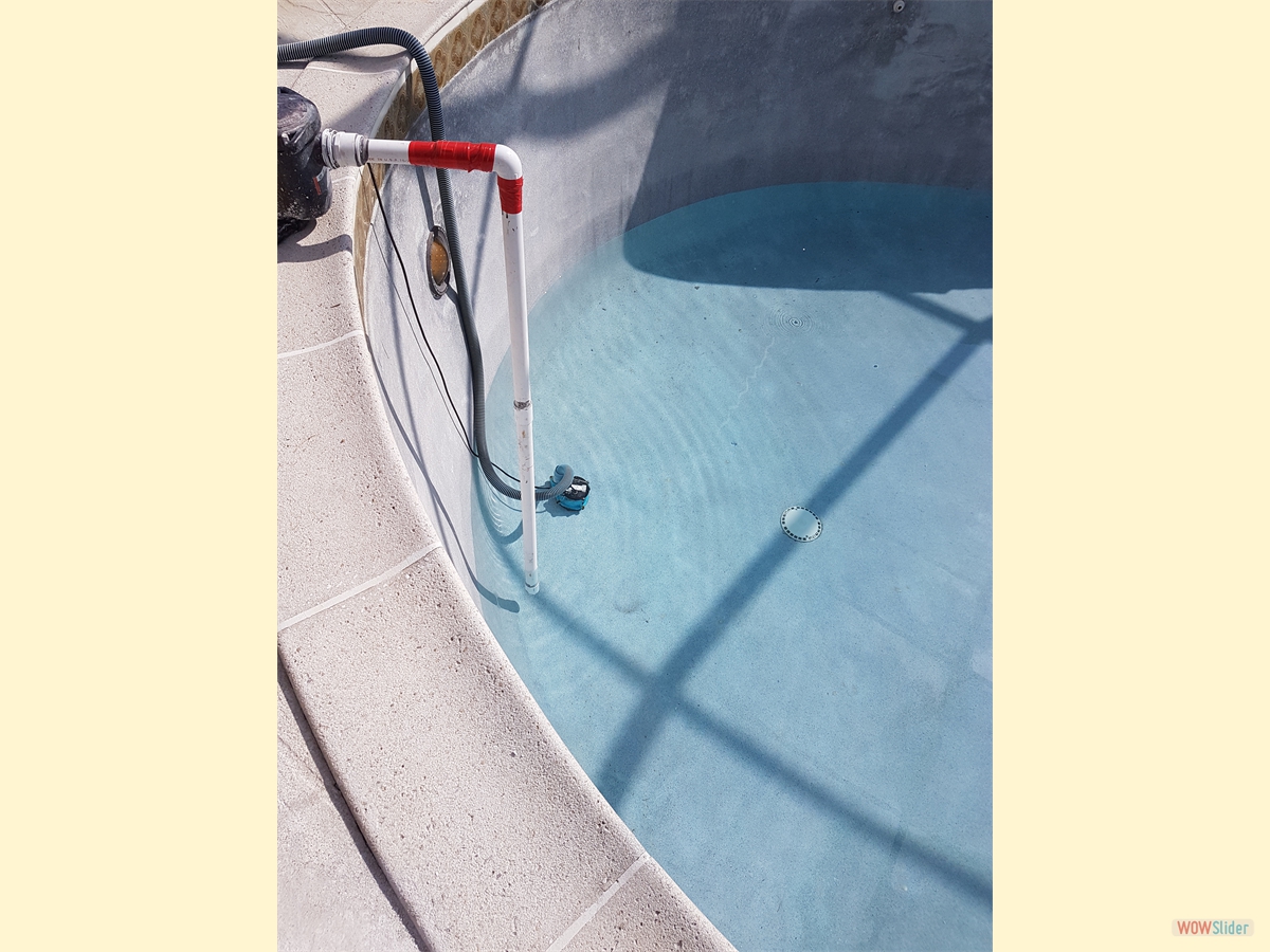 In the end even two pumps are in use. In the end even two pumps are in use.