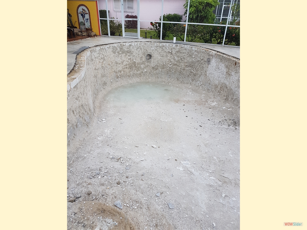 Now, after the old surface has been removed, i.e. there is not any risk of flying debris, ... Now, after the old surface has been removed, i.e. there is not any risk of flying debris, ...