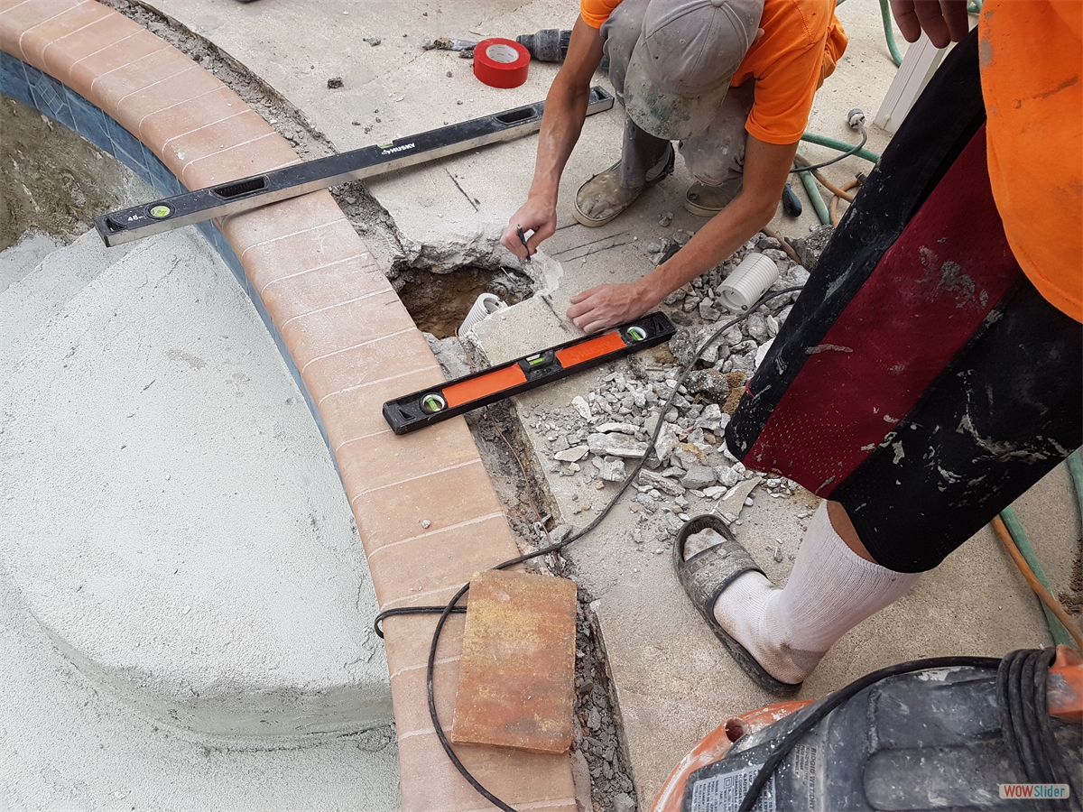 ... same for the hand rail. They are just being put in. ... same for the hand rail. They are just being put in.