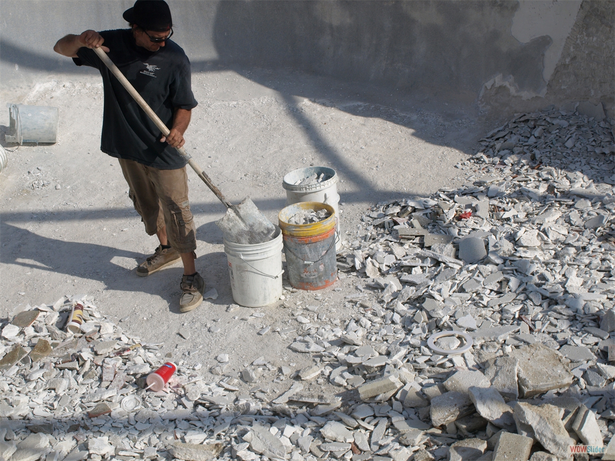 ... and transported by wheelbarrow ... ... and transported by wheelbarrow ...