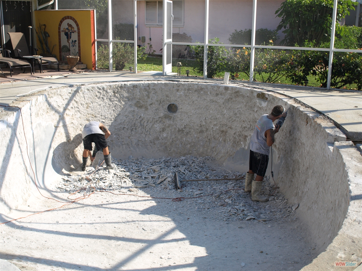 ... original pool surface! ... original pool surface!