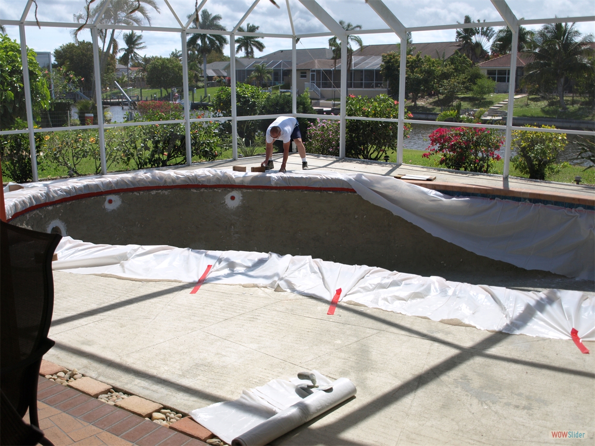 But before the new surface is sprayed on ... But before the new surface is sprayed on ...