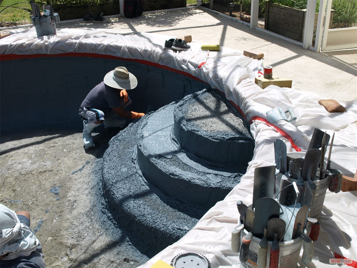 Starting with the stairs ... Starting with the stairs ...