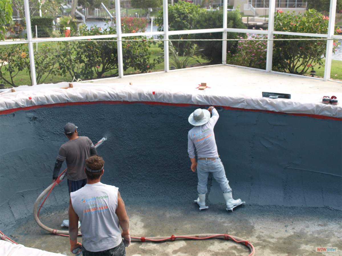 ... pebbletec is sprayed on ... ... pebbletec is sprayed on ...