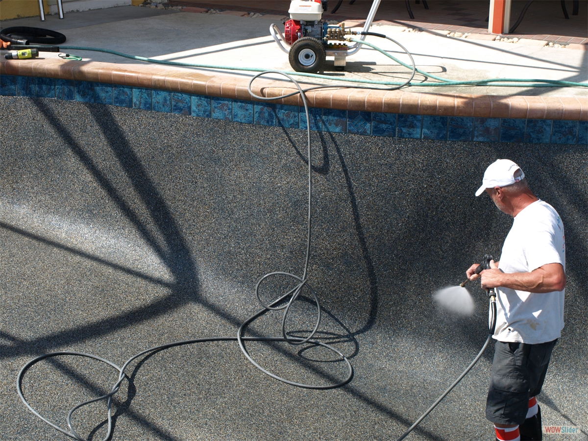 ... the surface is washed down with an acid solution, ... ... the surface is washed down with an acid solution, ...