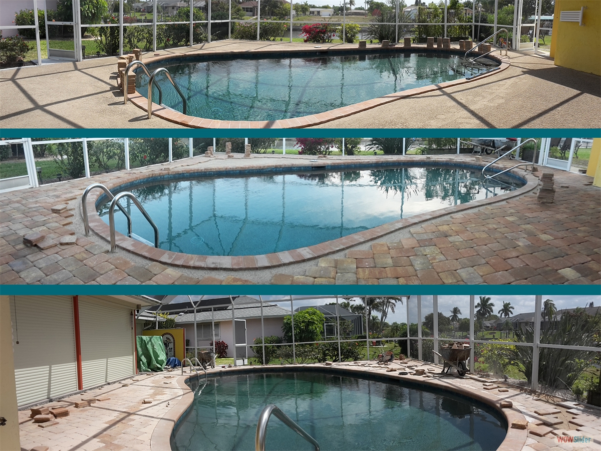 Laying pavers in steps Laying pavers in steps