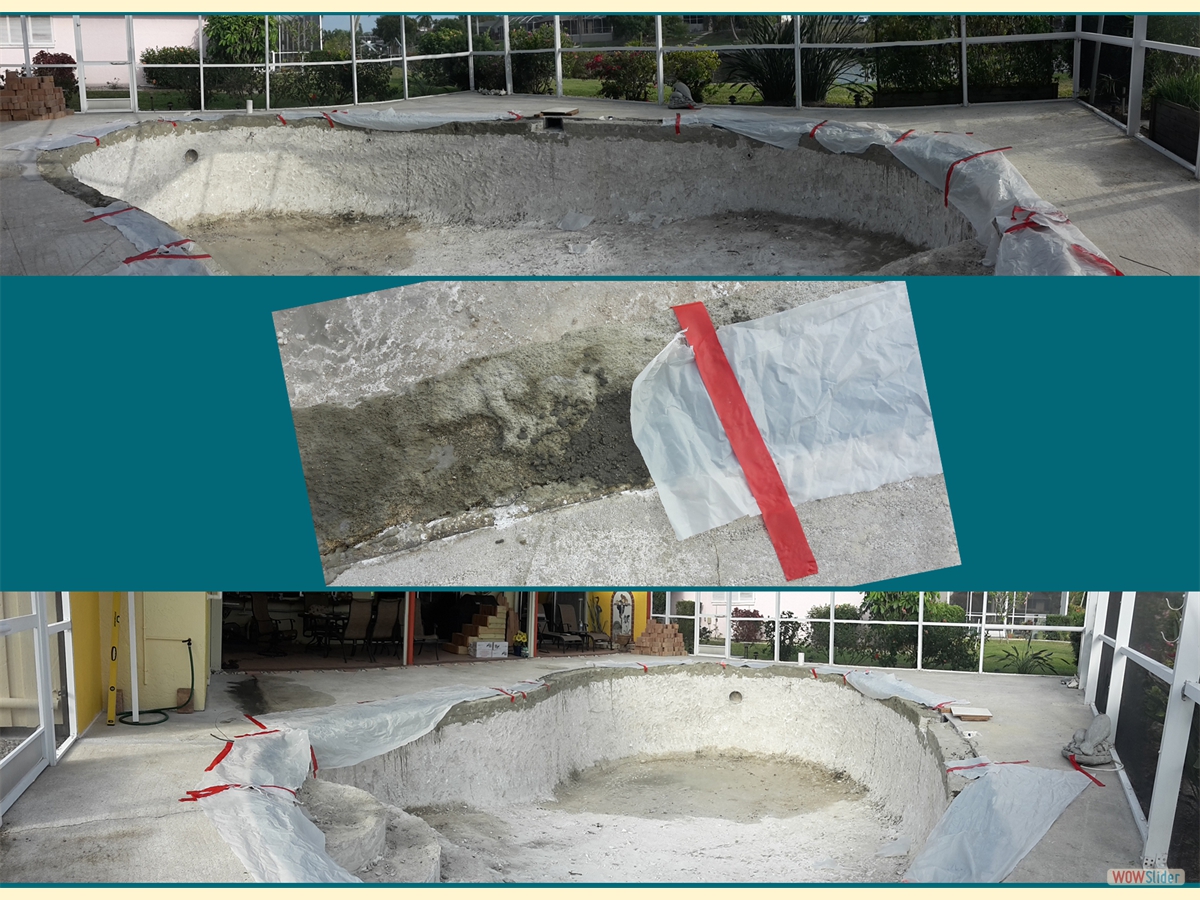 ... mit Beton aufgefüllt ... ... filled with concrete ...