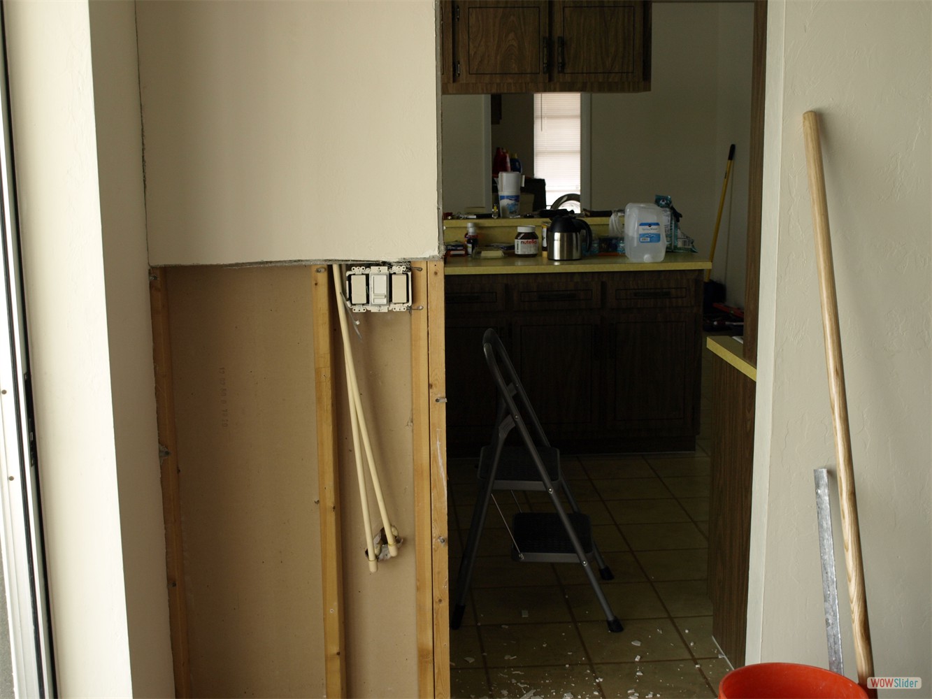 ... electrical cables and water pipes are in the open already ... electrical cables and water pipes are in the open already