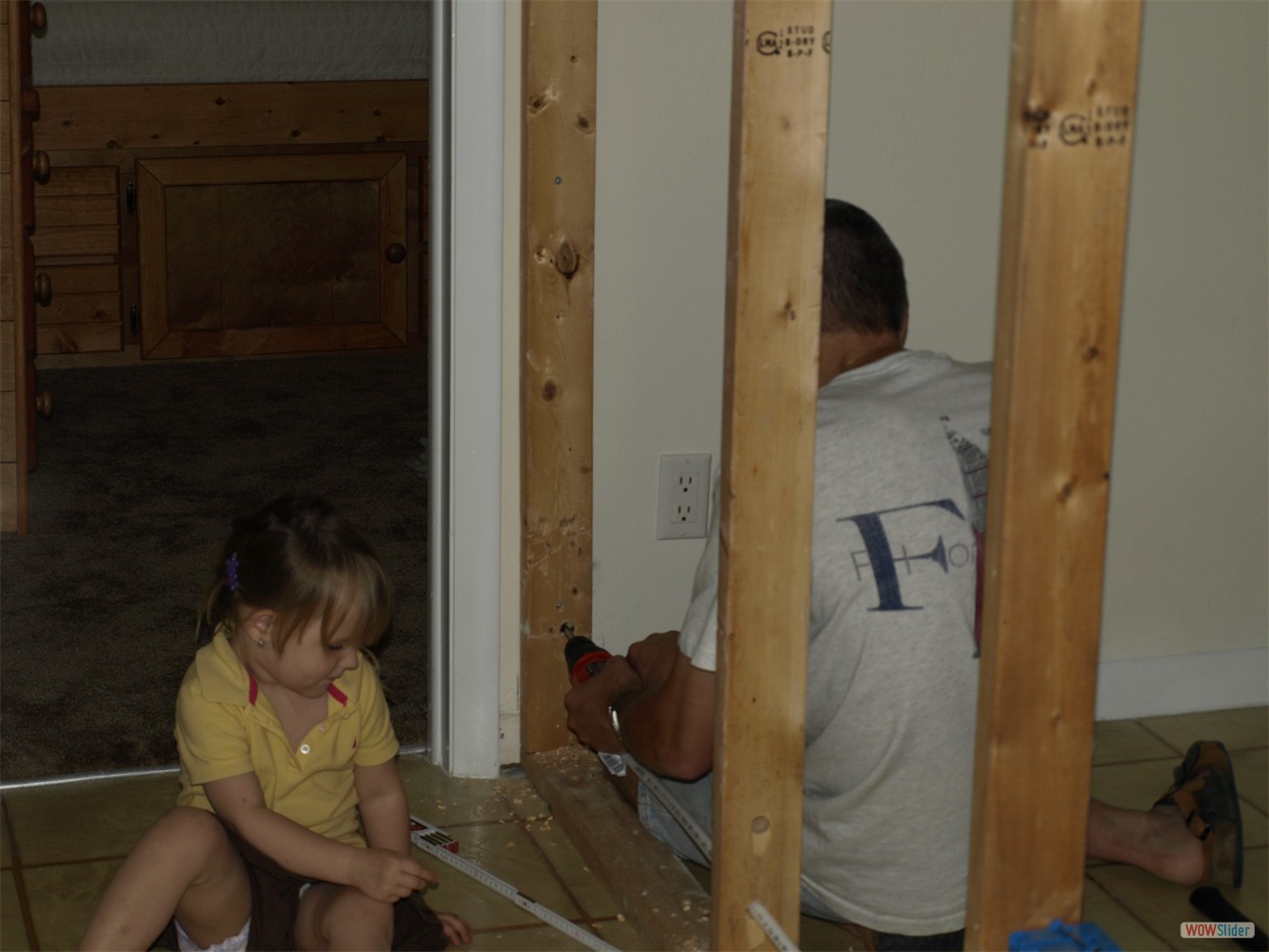 ...  granddaughter (still a small child at that time) ...