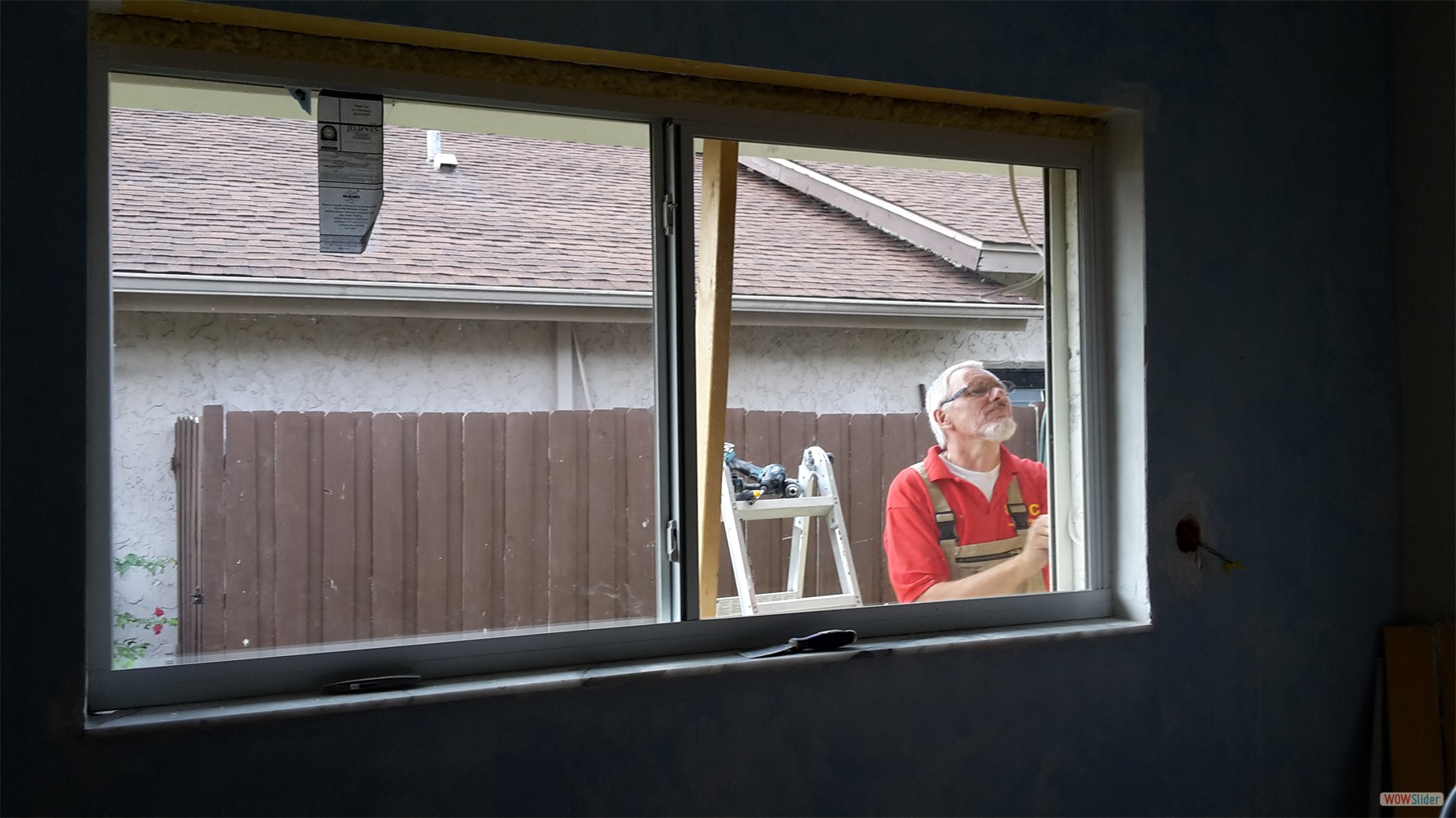 Now only the roll-down shutters ...