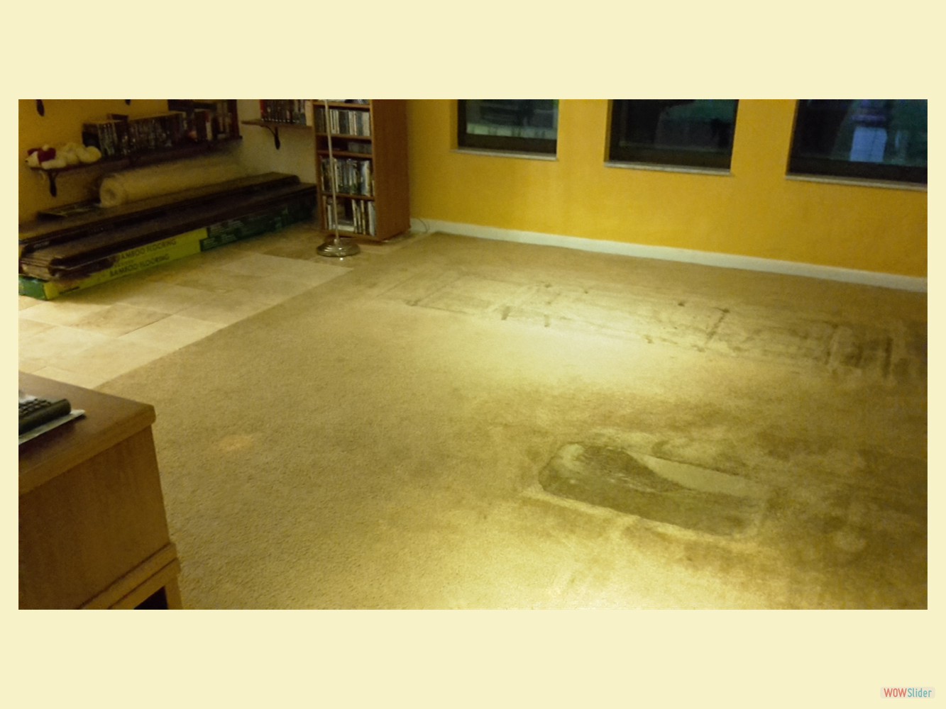 The soft carpet is still here