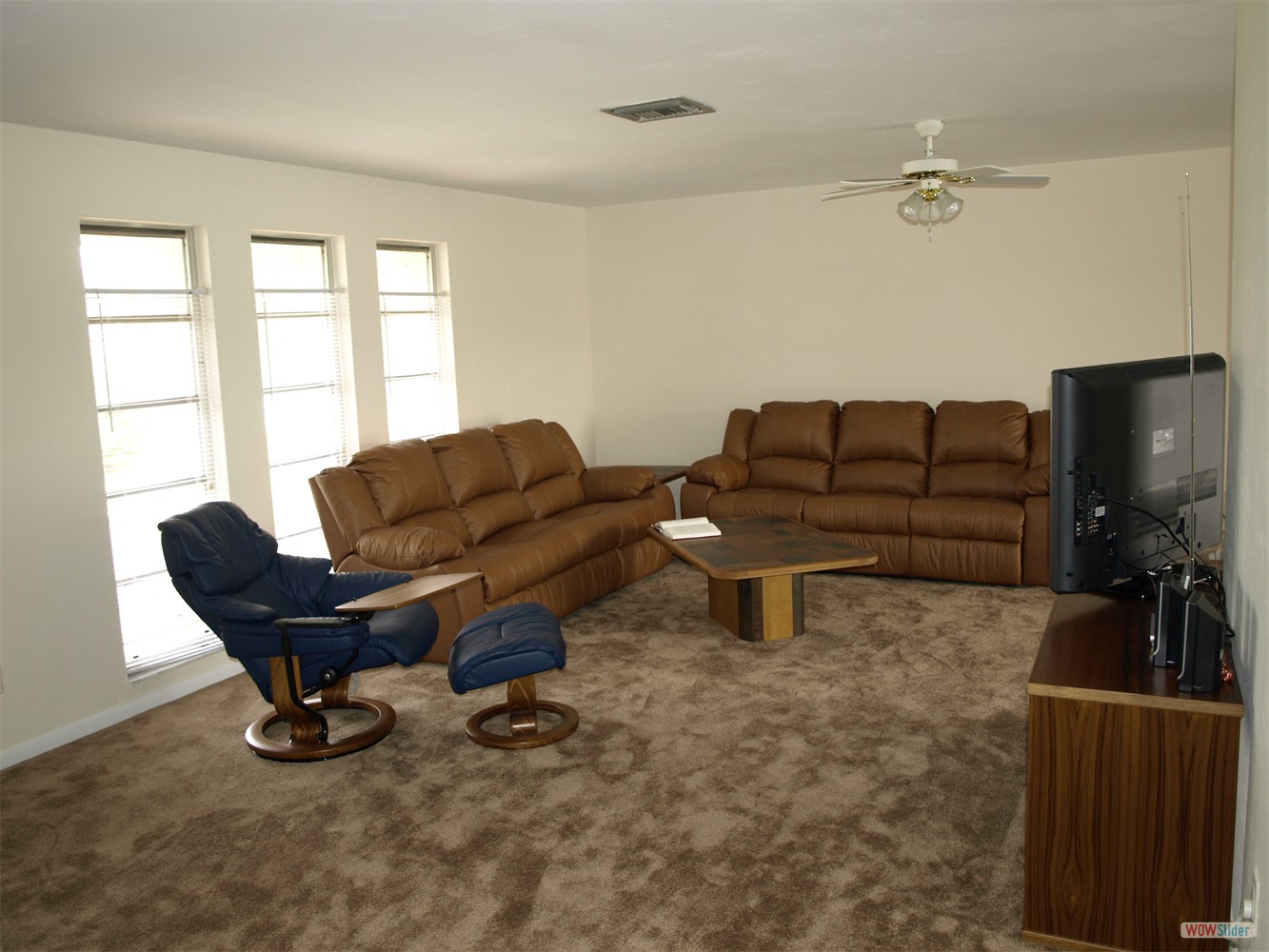 ... and the tv are there already