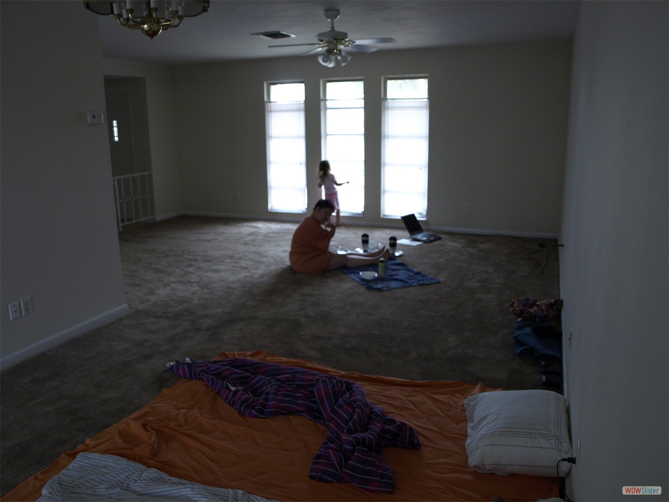 ... before the furniture arrived