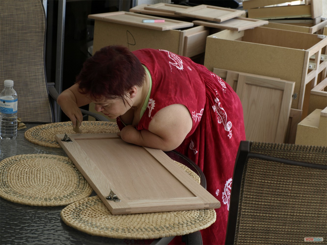 ... have to be sanded ...