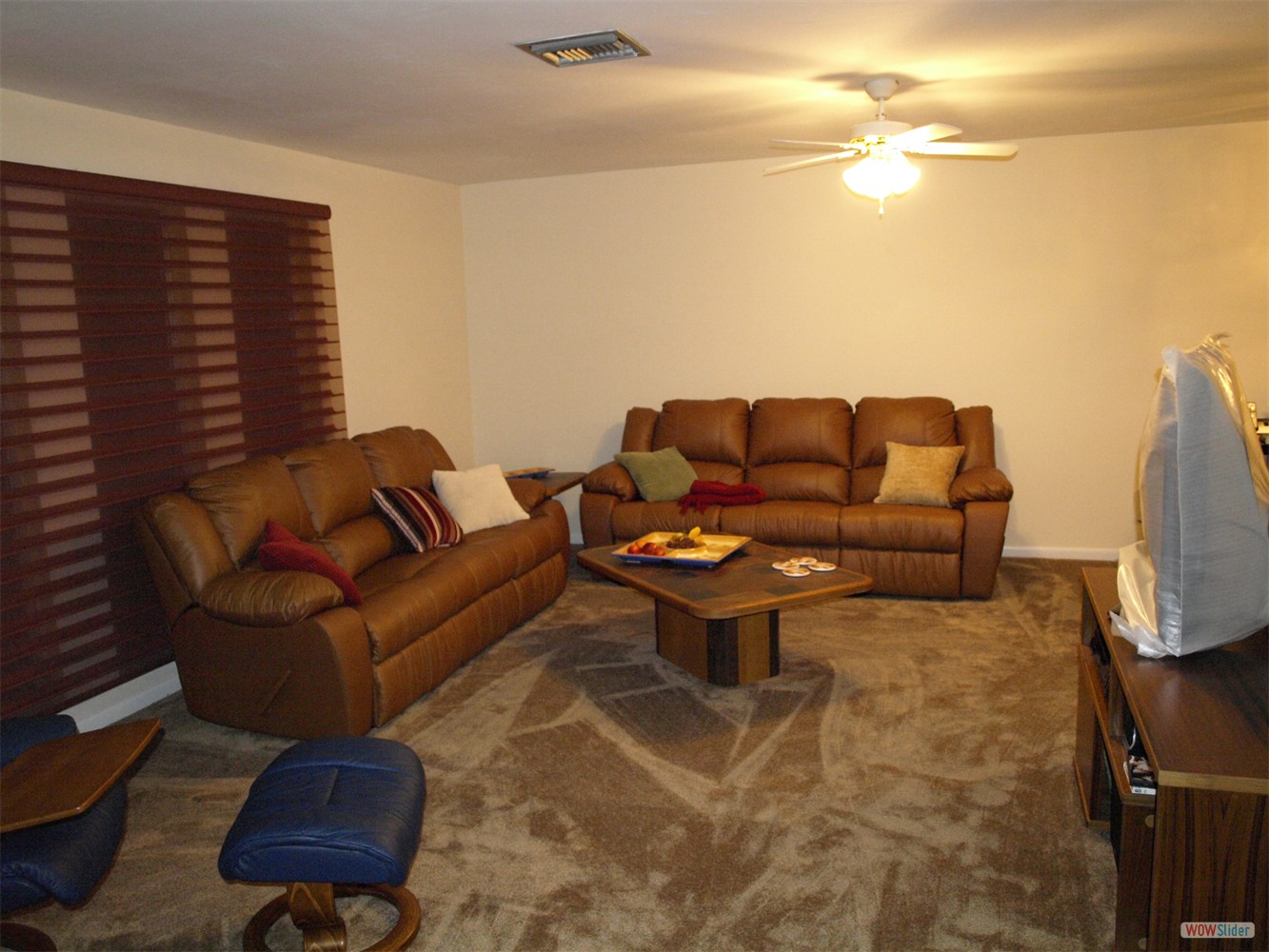 A colour matched blind has been installed, too