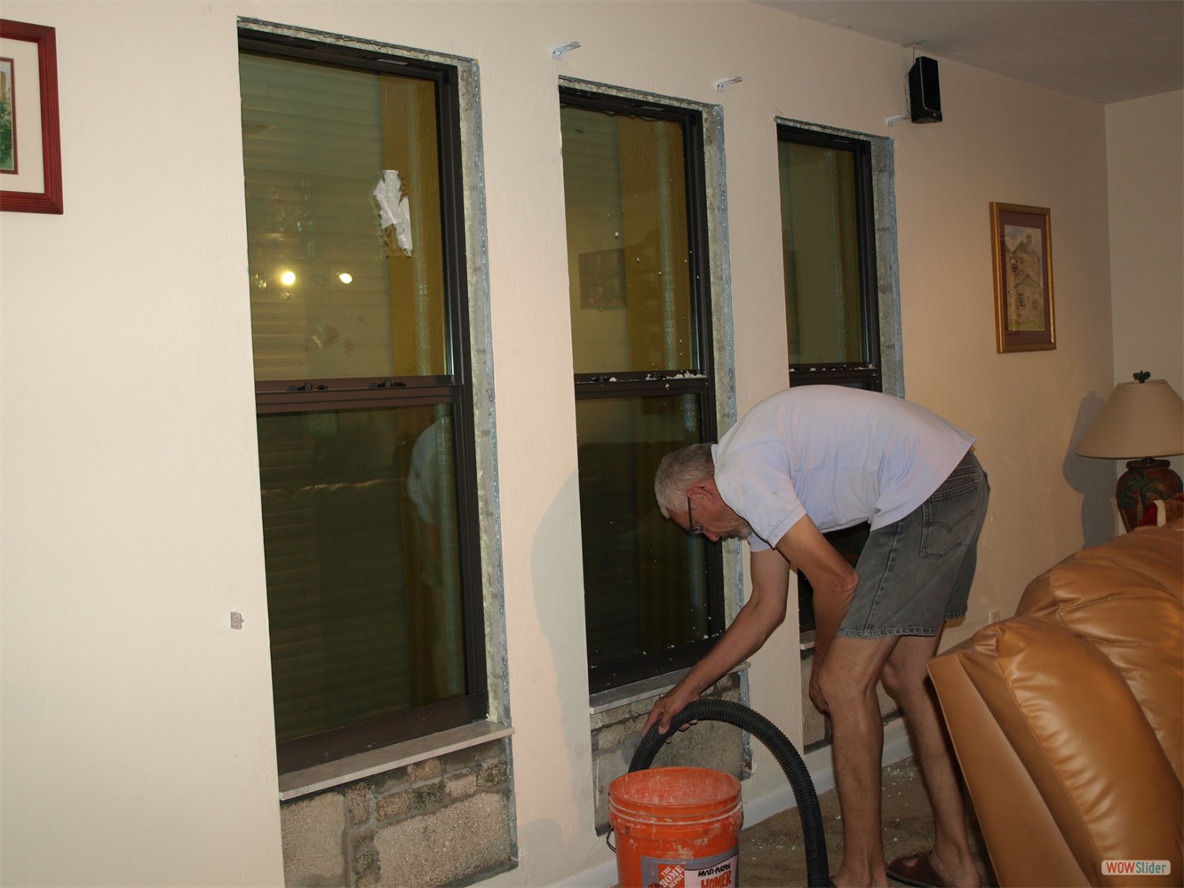 ... at our local DIY store. Like in our bedroom they were a little bit too short.