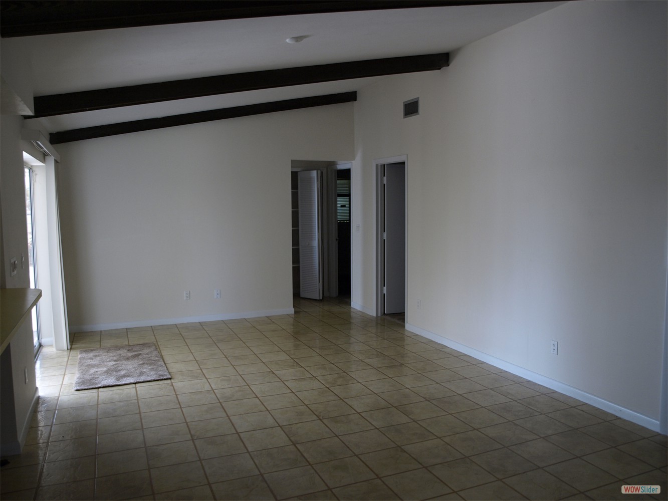 The family room will become the new kitchen ...