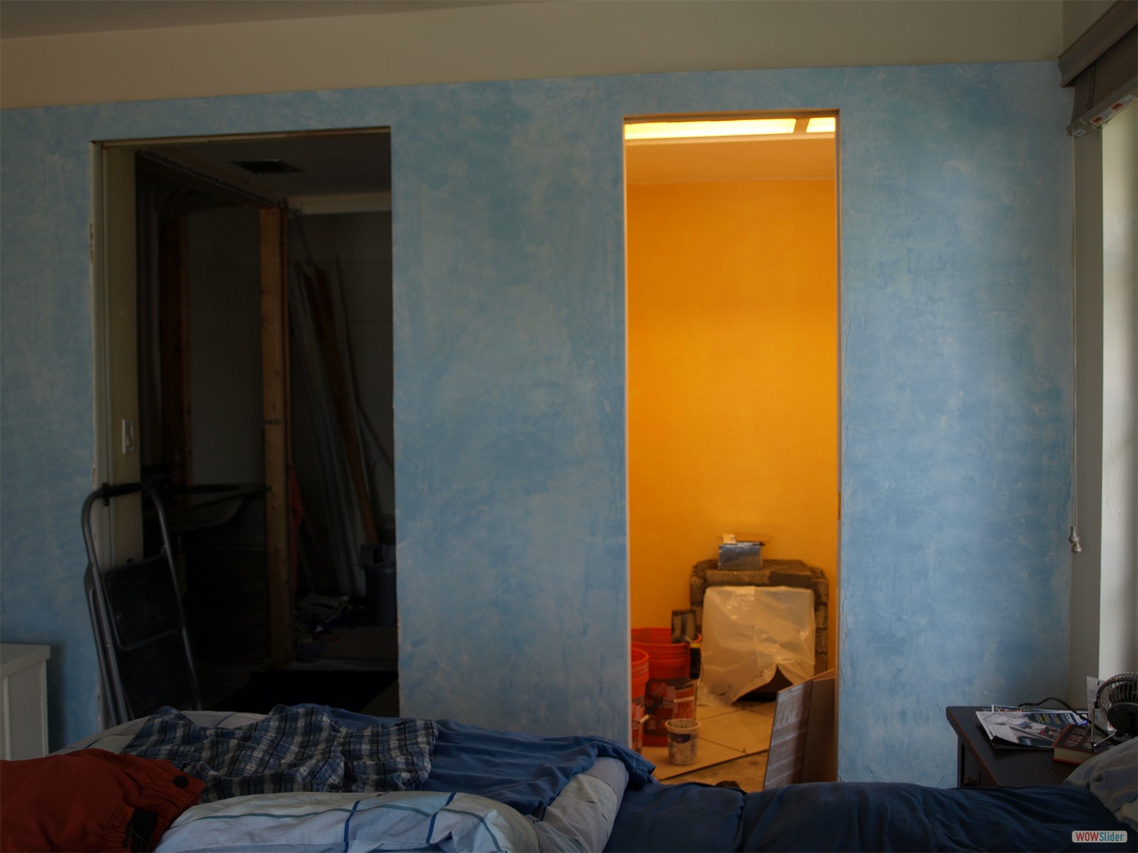 View of the new master bath area as seen from the bedroom View of the new master bath area as seen from the bedroom