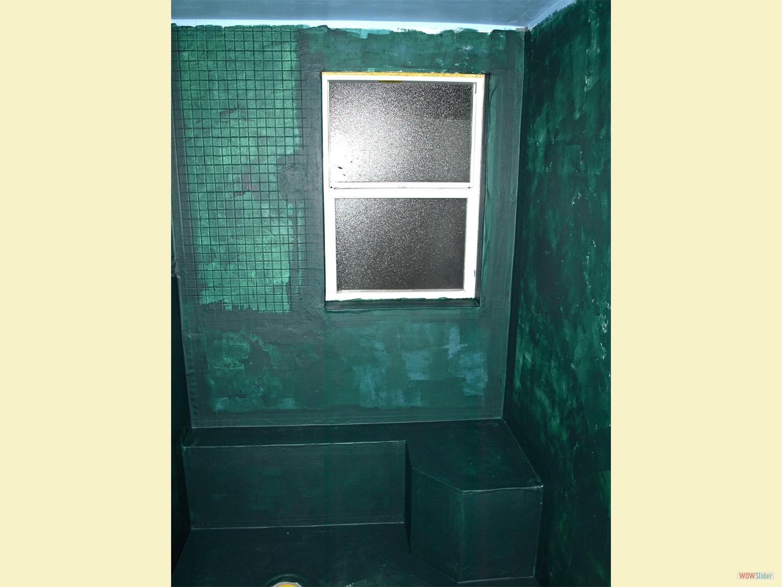 ... ... green so-called "pool skin" ... green so-called "pool skin"