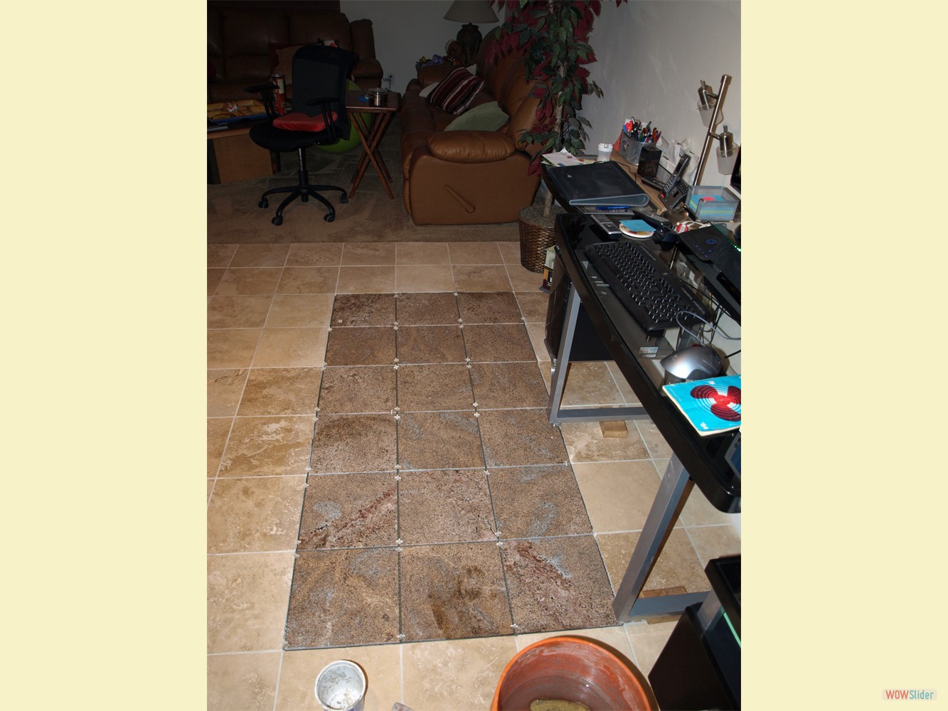 That meant taking out 3 rows and ...