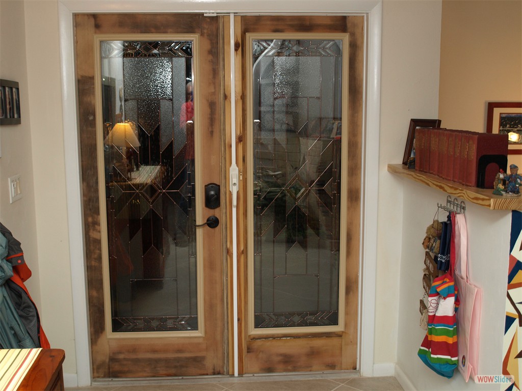 ... of the door with the new insets.