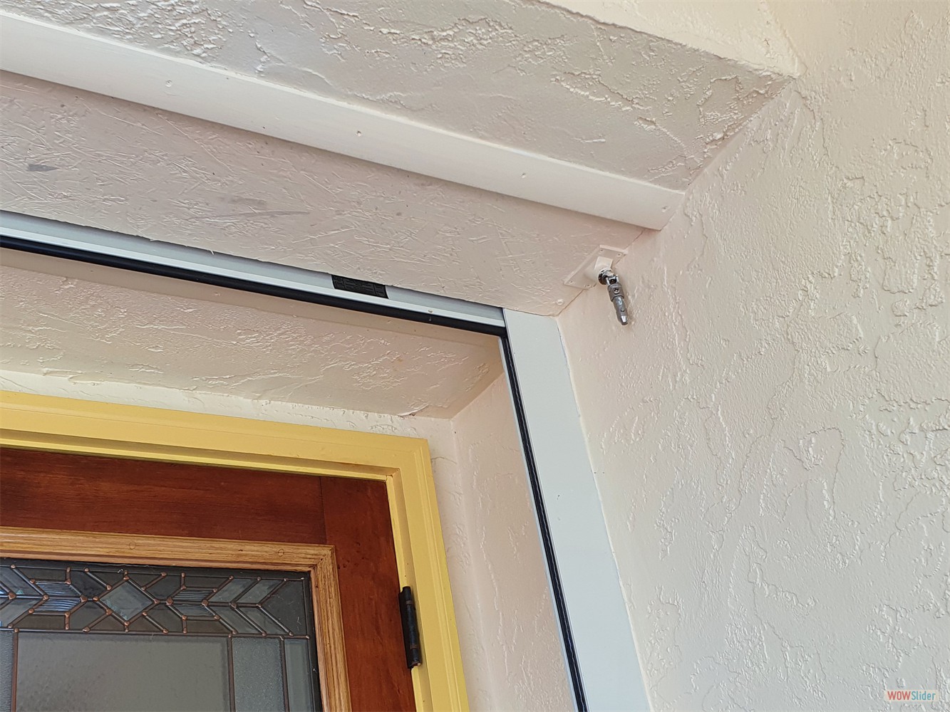 ... a hurricane-proof roll-down shutter ...